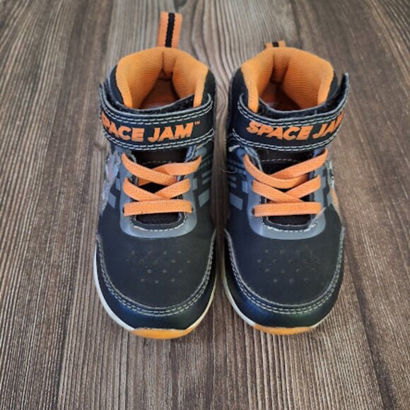 Toddler Space Jam light up shoes size 7 high top sneakers - Picture 1 of 7